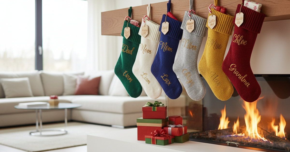 Best Personalized Christmas Stockings for the Whole Family 2025